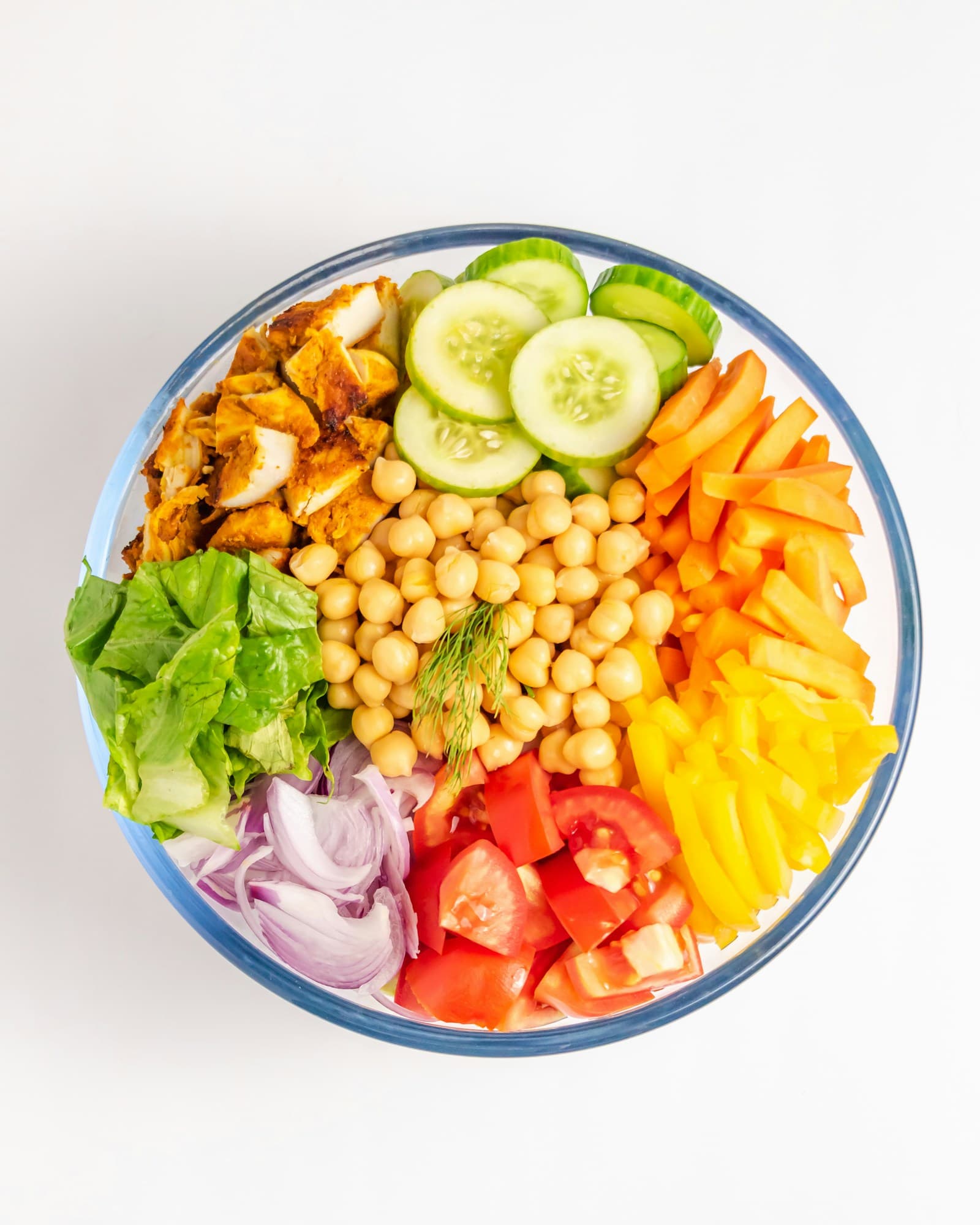 Semangkuk salad sayur segar untuk donasi pangan BiteLoop